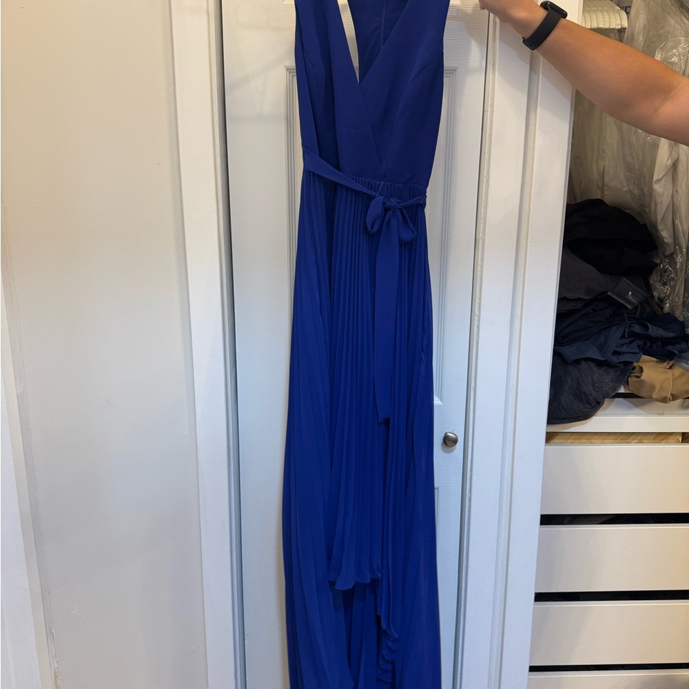 BCBG Blue Sleeveless Maxi Dress